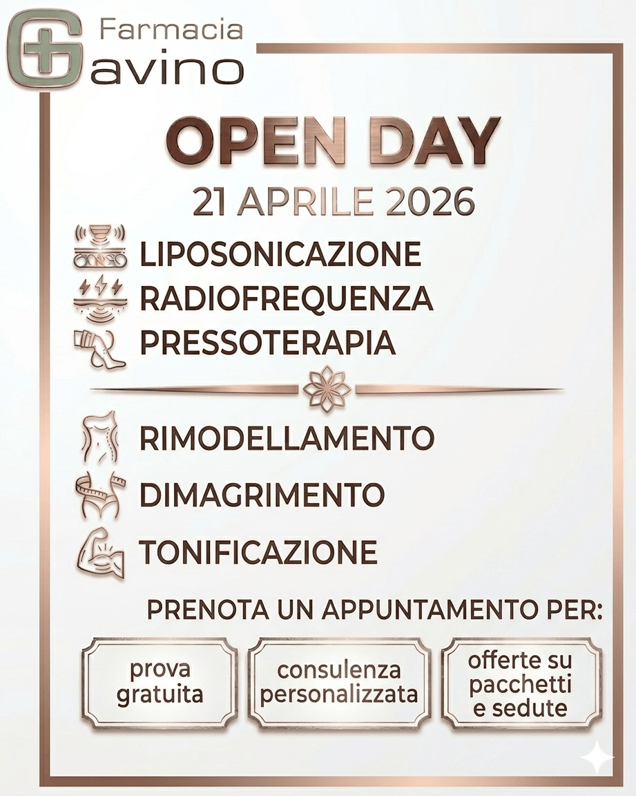 Open Day corpo Farmacia Gavino 21 aprile 2026