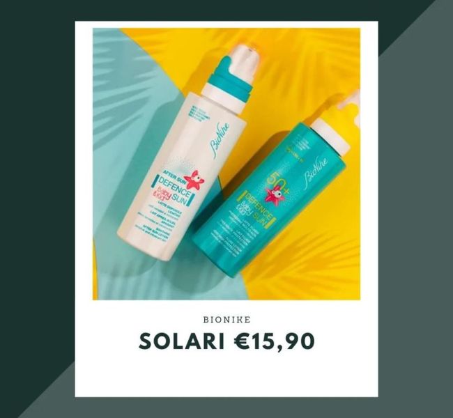 It cames the sun☀️ Solari Bionike scontati €15,90