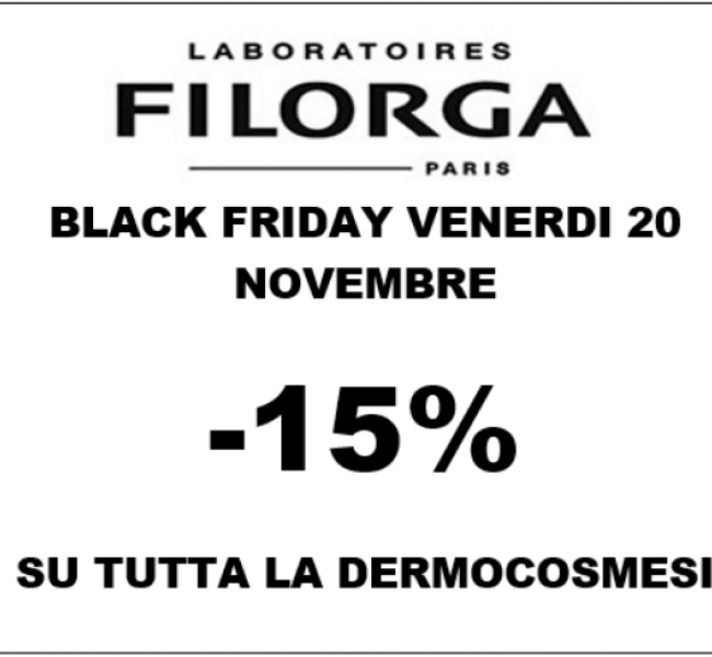 BLACK DAY FILORGA Farmacia Gavino