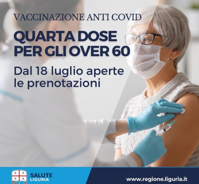 Vaccinazione quarta dose over 60 