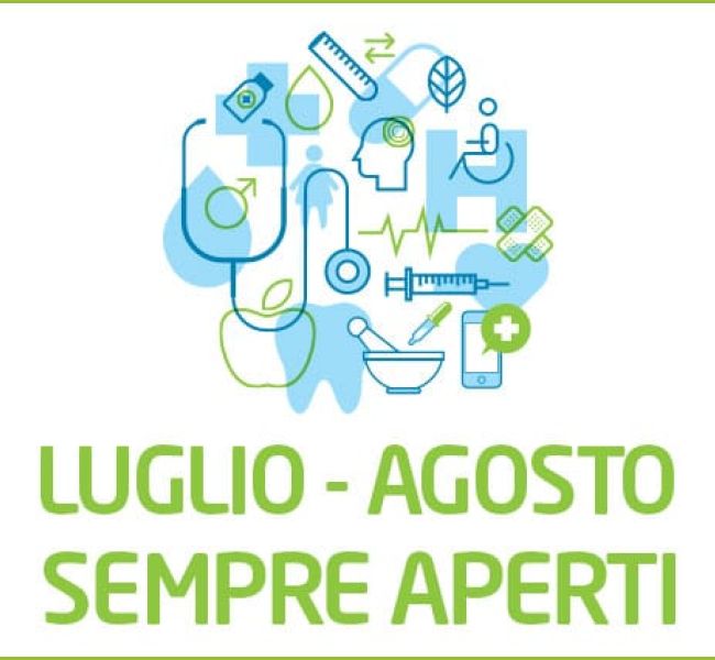 Luglio Agosto sempre aperti!